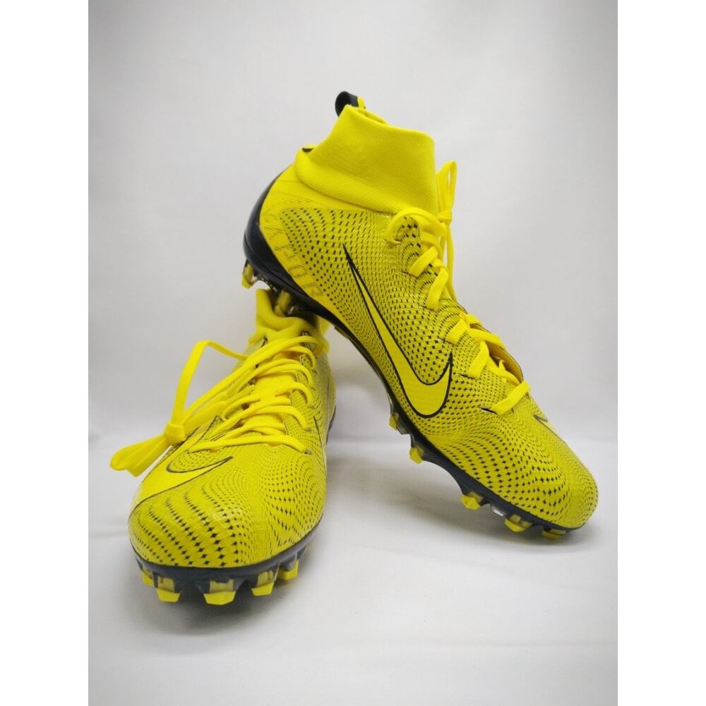 Nike Vapor Untouchable 3 Pro 'Yellow Black' Football Cleats Size 12 917165-701